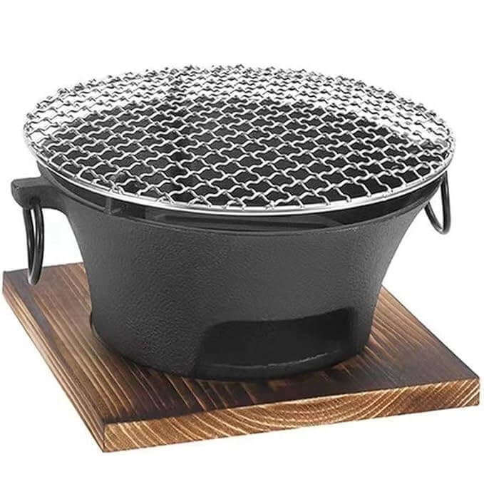 Indoor and Outdoor Tabletop Charcoal Grill Stove
