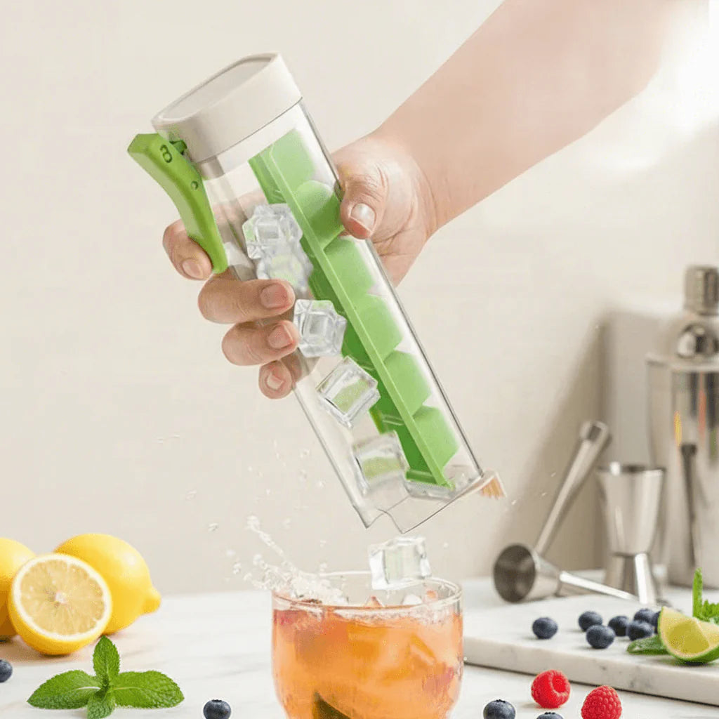 Reusable Ice Lolly and Summer Drink Mold Set