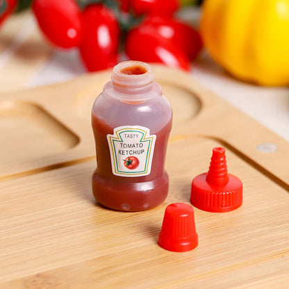 Mini 30ml Plastic Squeeze Bottles Condiment Dispenser
