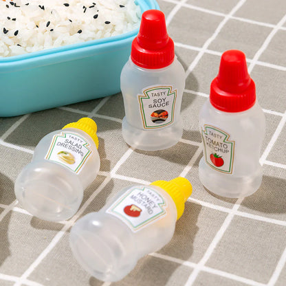 Mini 30ml Plastic Squeeze Bottles Condiment Dispenser