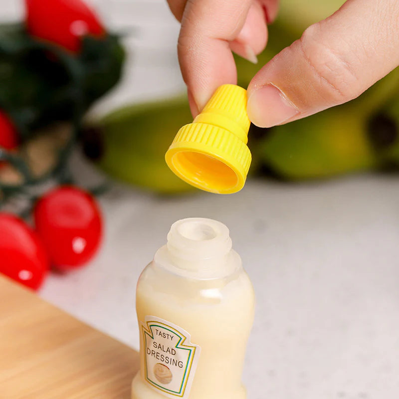 Mini 30ml Plastic Squeeze Bottles Condiment Dispenser