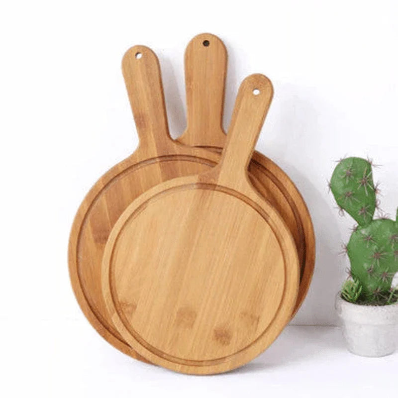 Round Bamboo Pizza Boards