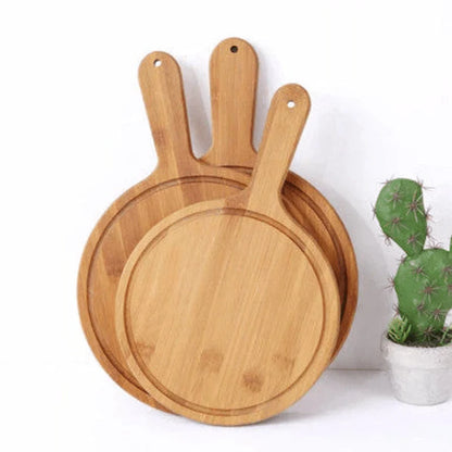 Round Bamboo Pizza Boards