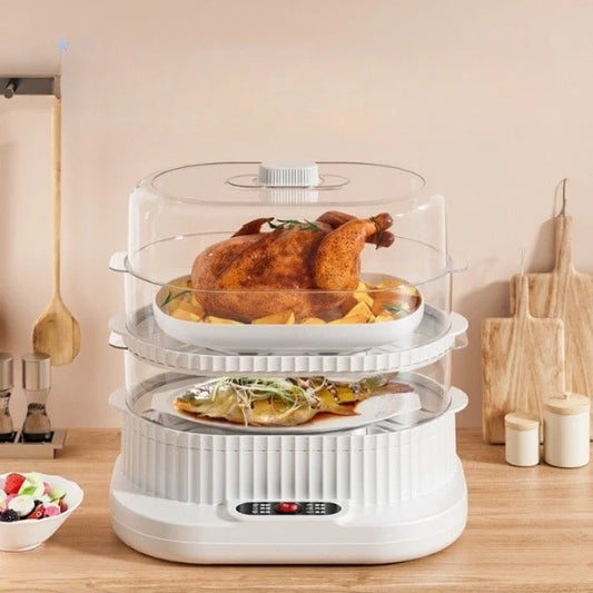 10L Electric Multi-layer Food Steamer